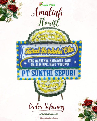 Papan Bunga Duka di Cimahi
