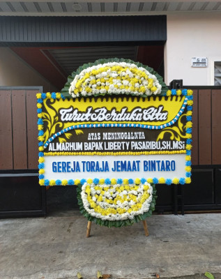 Papan Bunga Duka di Cimahi